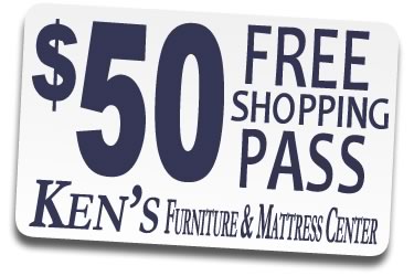 Ken's Furniture and Mattress Center Shopping Pass